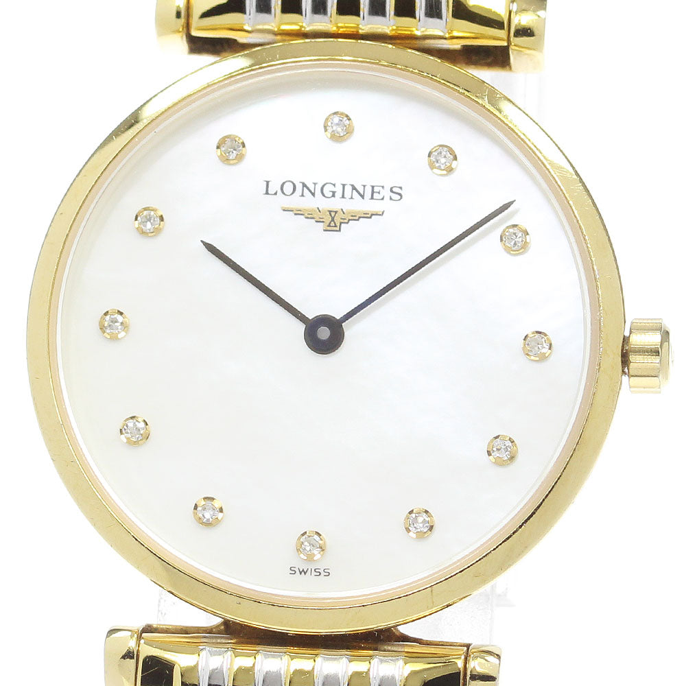 LONGINES Grand classic L4.209.2 White shell Dial Quartz Ladies Watch_866286