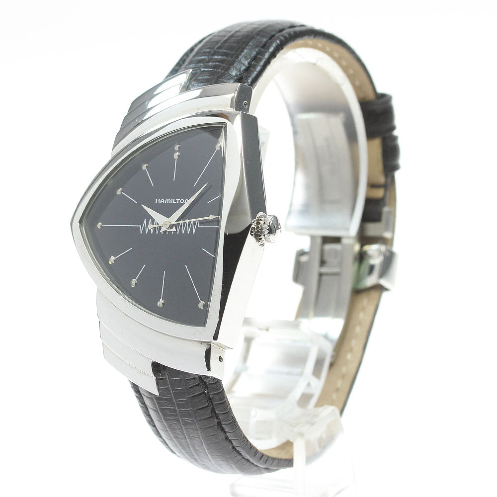 HAMILTON Ventura H244110 Black Dial Quartz Men's Watch_866295