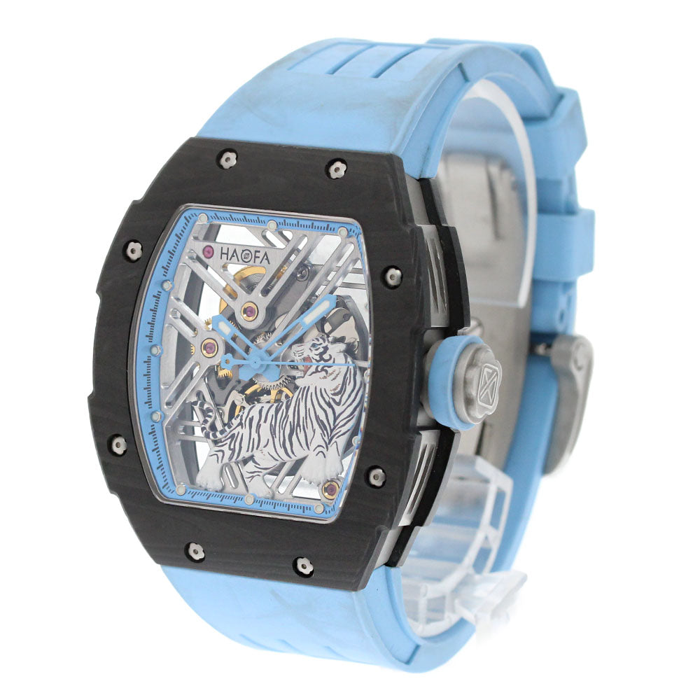 HAOFA Mechanical 1973 Tiger Skeleton Dial Automatic Men's Watch_866320
