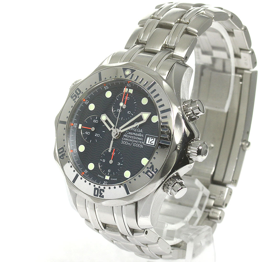 OMEGA Seamaster300 2598.80 Date Chronograph Navy Dial Automatic Men's_866335
