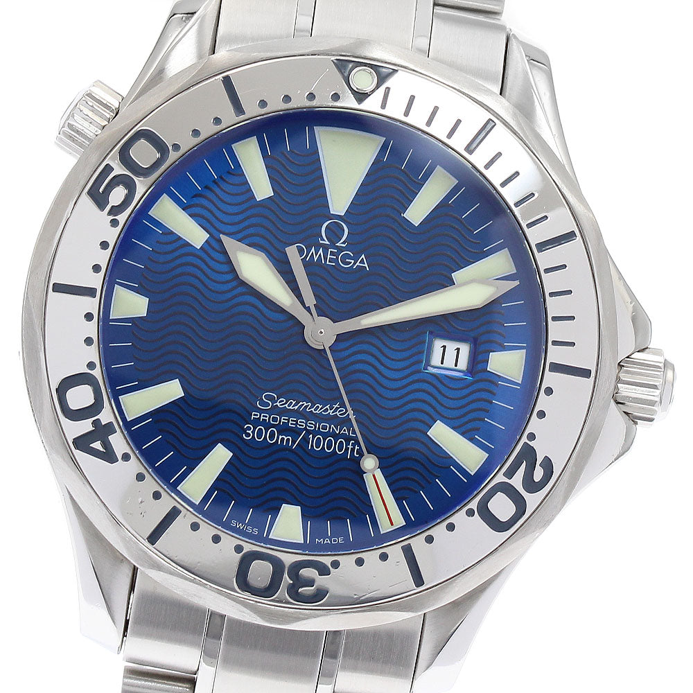 OMEGA Seamaster300 2265.80 Date blue Dial Quartz Men's Watch_866339