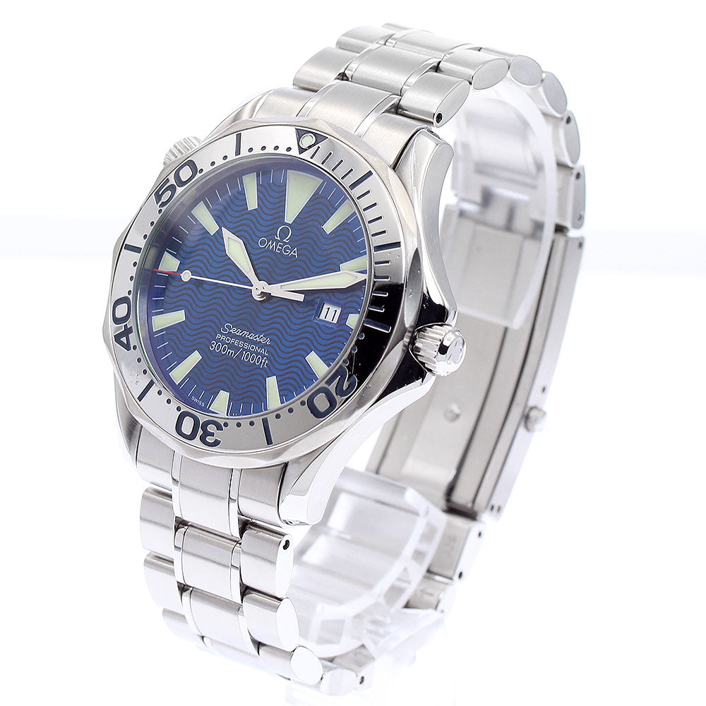 OMEGA Seamaster300 2265.80 Date blue Dial Quartz Men's Watch_866339