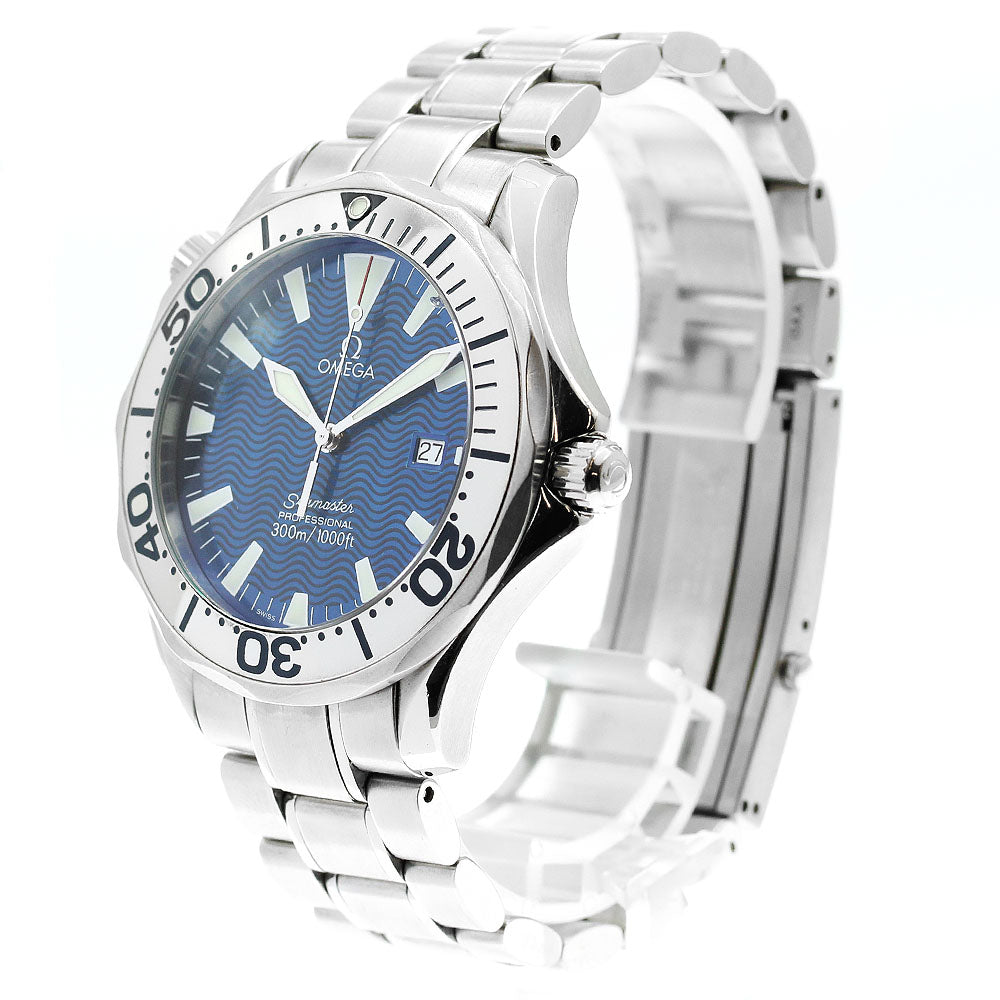 OMEGA Seamaster300 2265.80 Date Blue Dial Quartz Men's Watch_866340