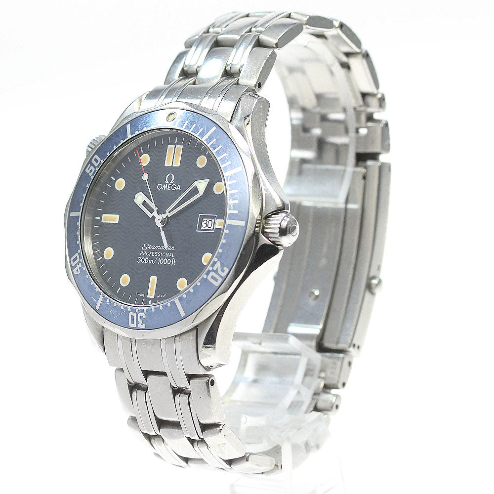 OMEGA Seamaster300 2541.80 Date Navy Dial Quartz Men's Watch_866342