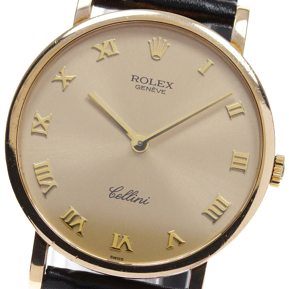 ROLEX Cellini 5112 K18YG cal.1602 gold Dial Hand Winding Men's Watch_866361