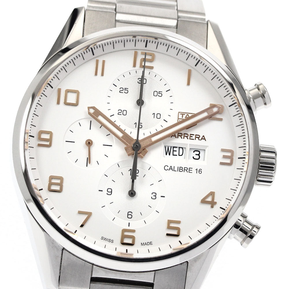 TAG HEUER Carrera CV2A1AC Caliber 16 Silver Dial Automatic Men's Watch_866432