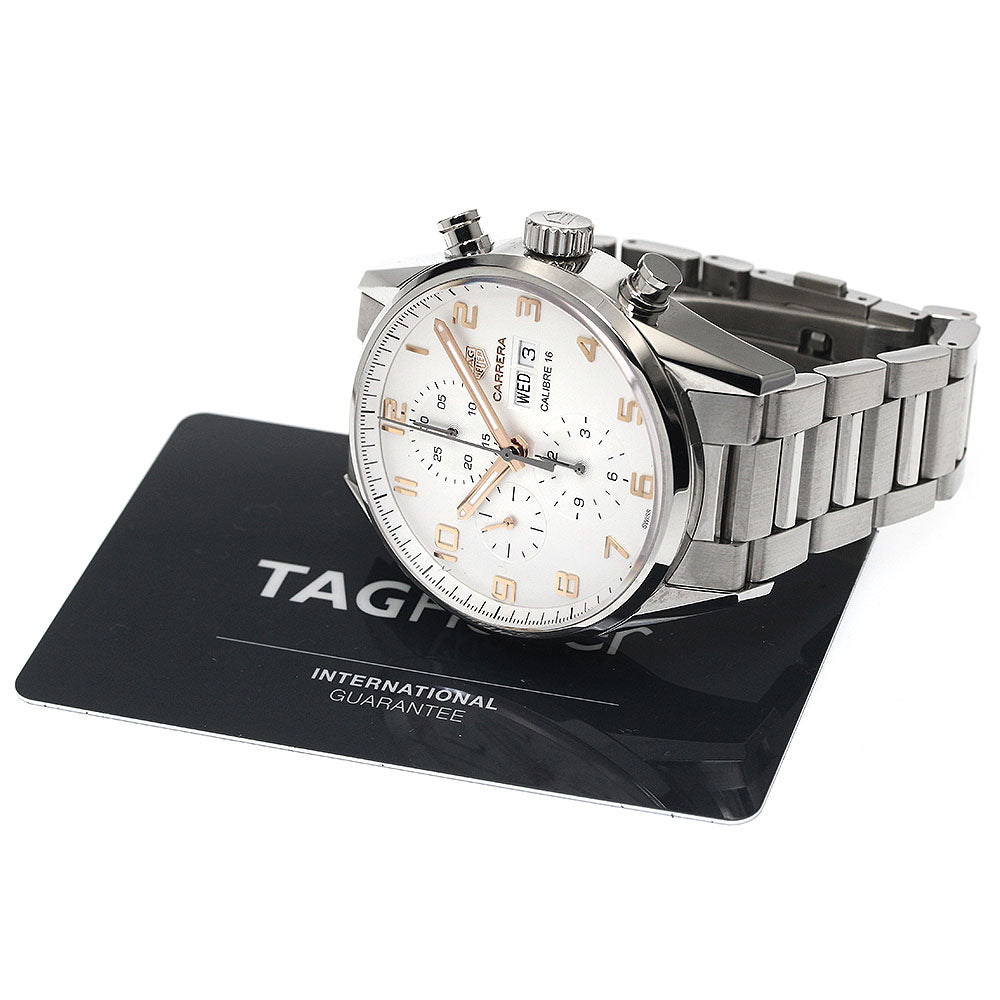 TAG HEUER Carrera CV2A1AC Caliber 16 Silver Dial Automatic Men's Watch_866432