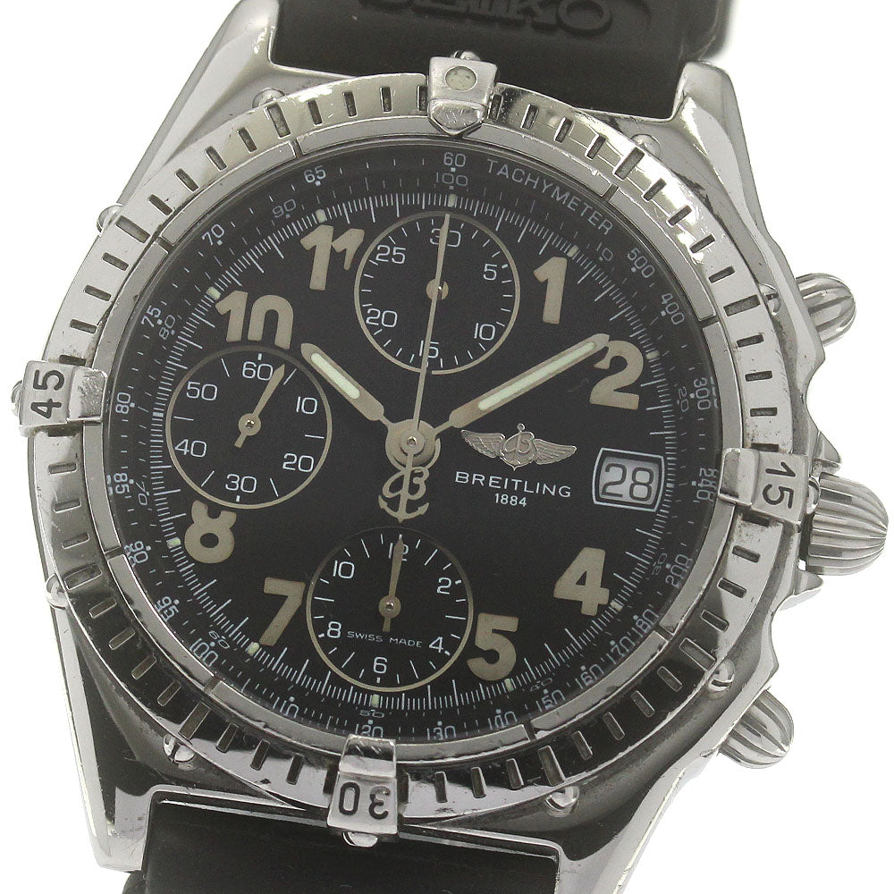 BREITLING Chronomat A13050.1 Chronograph black Dial Automatic Men's Watch_866435