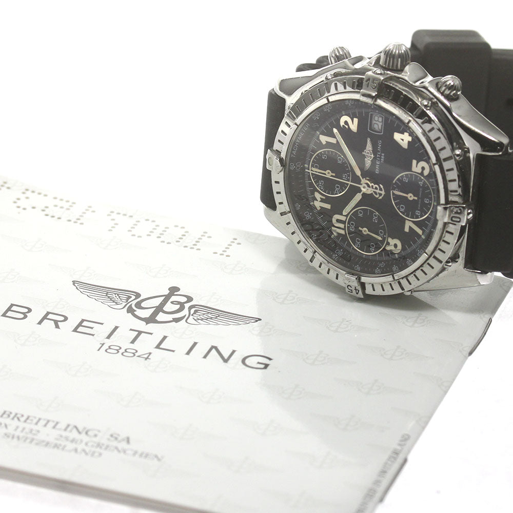 BREITLING Chronomat A13050.1 Chronograph black Dial Automatic Men's Watch_866435