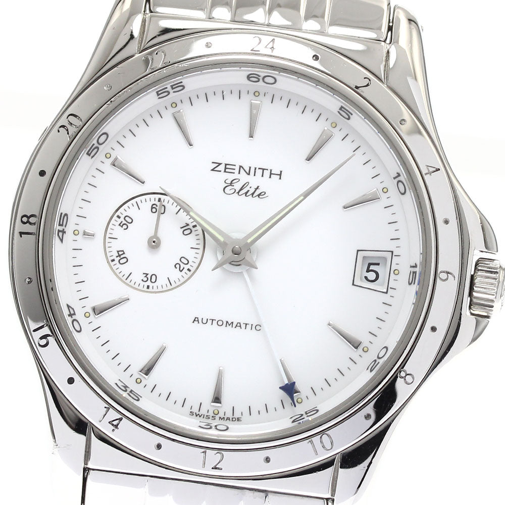 ZENITH Class elite 90/02.0030.682 Dual time white Dial Automatic Men's_866456