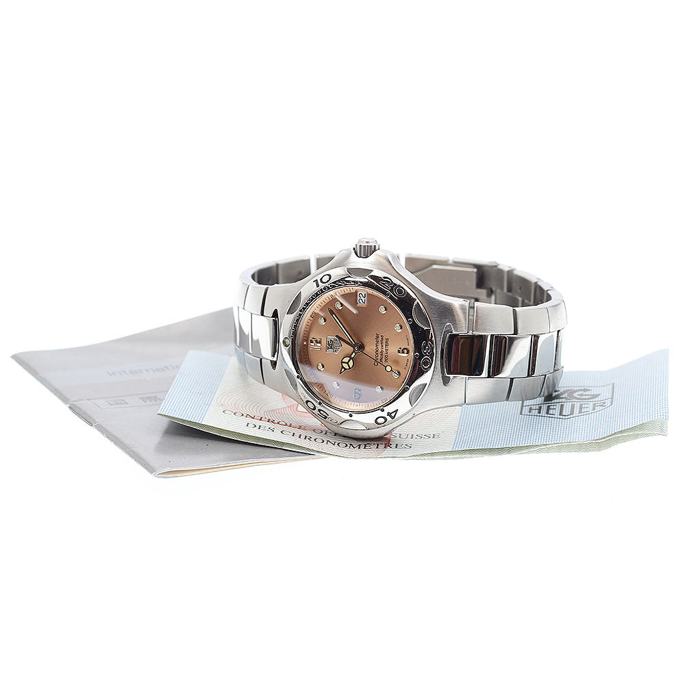 TAG HEUER Kylium WL5114 Chronometer Date Orange Dial Automatic Men's_866470