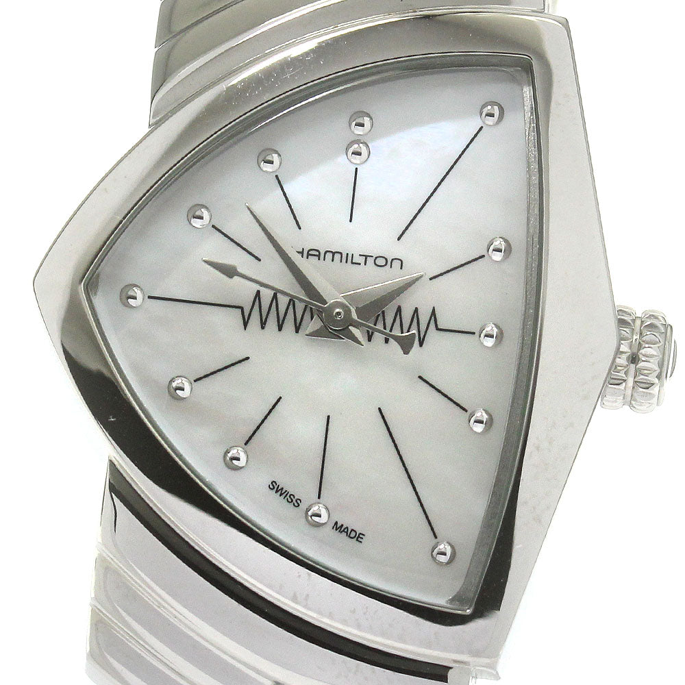 HAMILTON Ventura H242112 White shell Dial Quartz Ladies Watch_866474