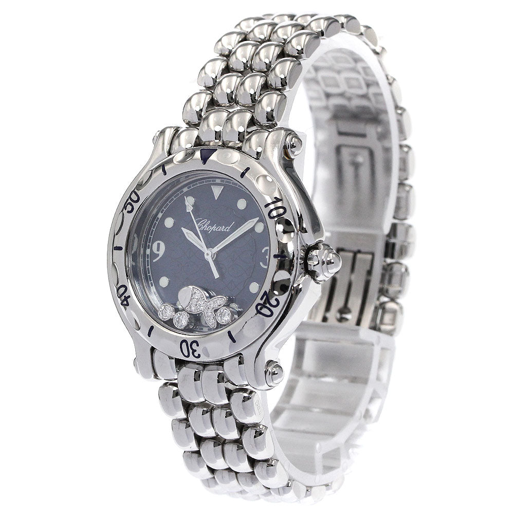 Chopard Happy sport happy fish 27/8925 Date Navy Dial Quartz Boy's Watch_866506