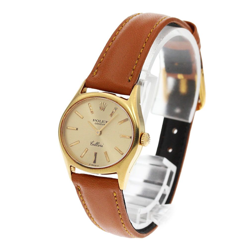 ROLEX Cellini 3802 K18YG cal.1600 gold Dial Hand Winding Ladies Watch_866535