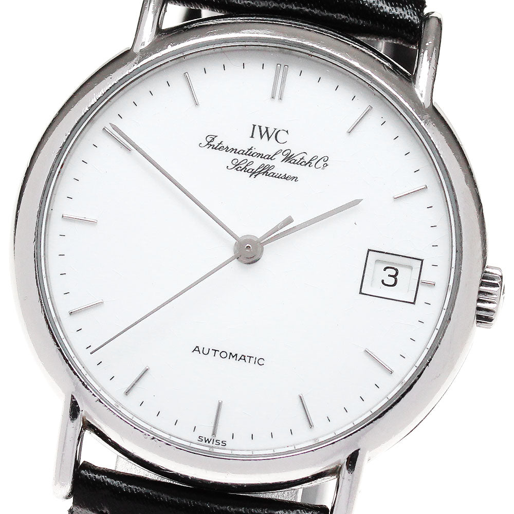 IWC SCHAFFHAUSEN Portofino IW351320 Date white Dial Automatic Men's Watch_866559