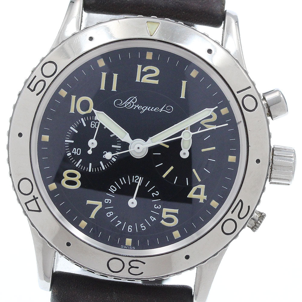 Breguet Aeronavale TYPEXX 3800 Chronograph black Dial Automatic Men's Watch_866582