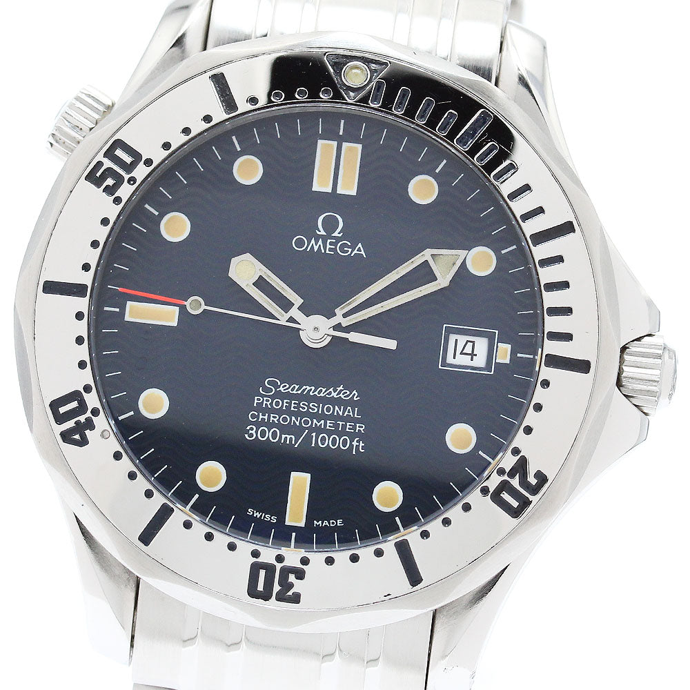 OMEGA Seamaster300 2532.80 Date Navy Dial Automatic Men's Watch_866598