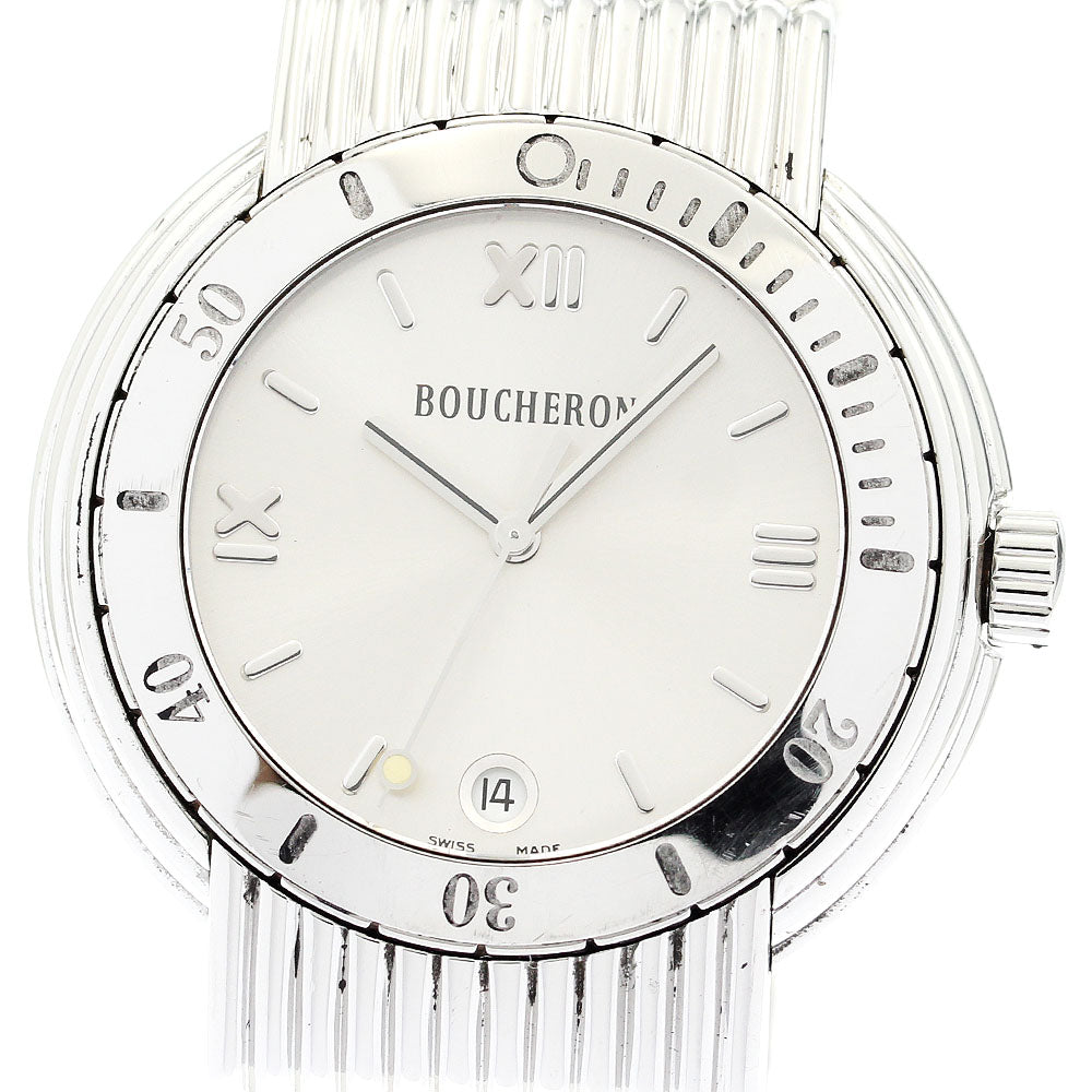 Boucheron Solis Date Silver Dial Quartz Ladies Watch_866613