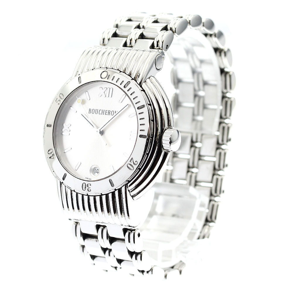 Boucheron Solis Date Silver Dial Quartz Ladies Watch_866613