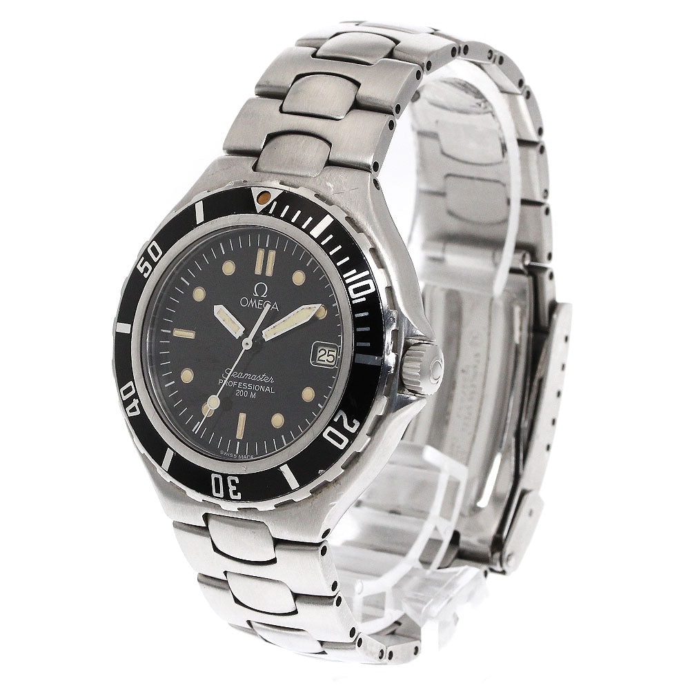 OMEGA Seamaster200 Date black Dial Quartz Men's Watch_866616