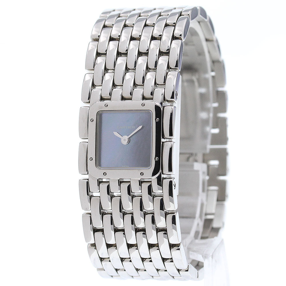 CARTIER PANTHERE Ryuban W61002T9 Blue shell Dial Quartz Ladies Watch_866618