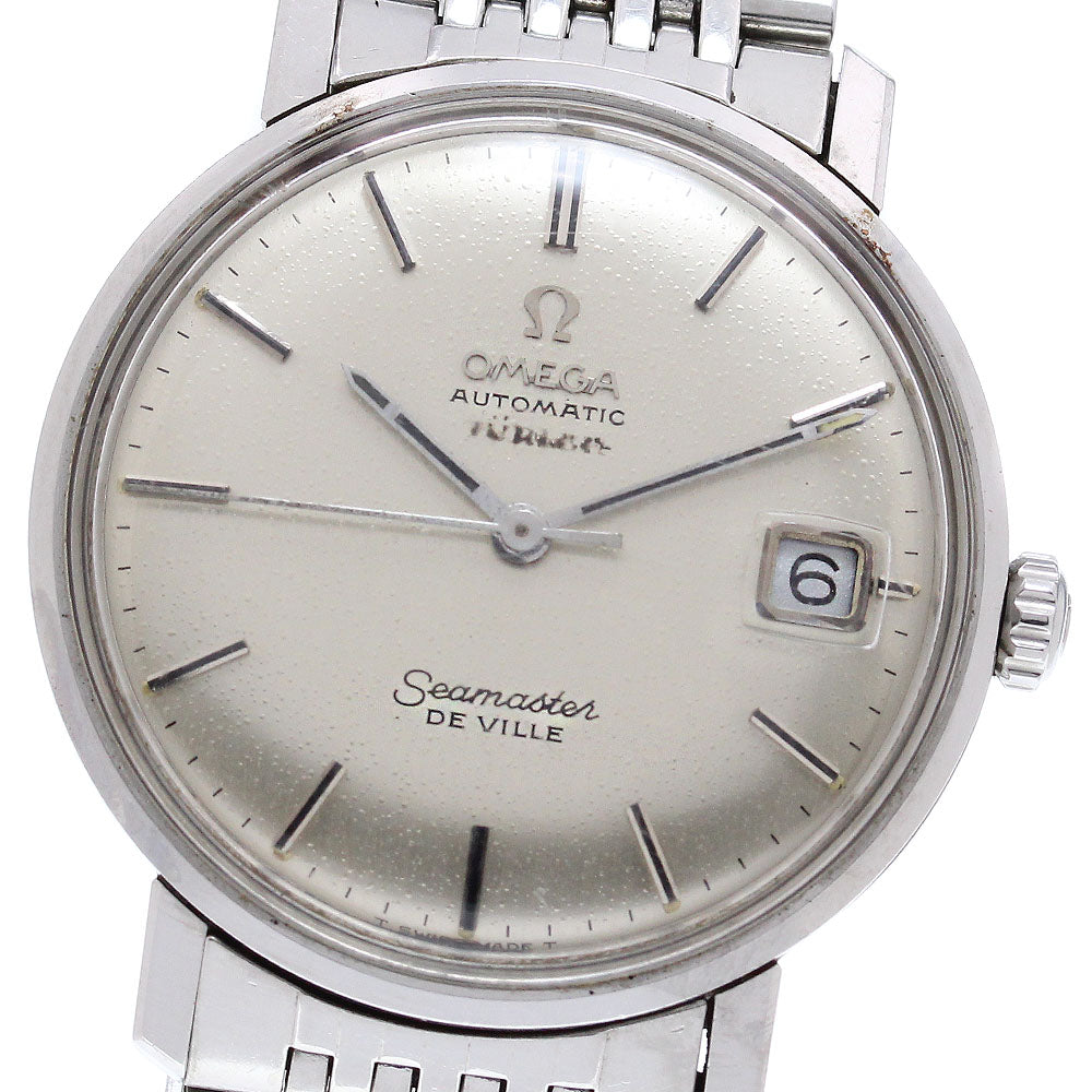 OMEGA SeamasterDe Ville Thuler W name Date Silver Dial Automatic Men's Watch_866631