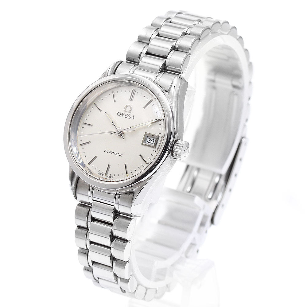 OMEGA Classic Date Silver Dial Automatic Ladies Watch_866637