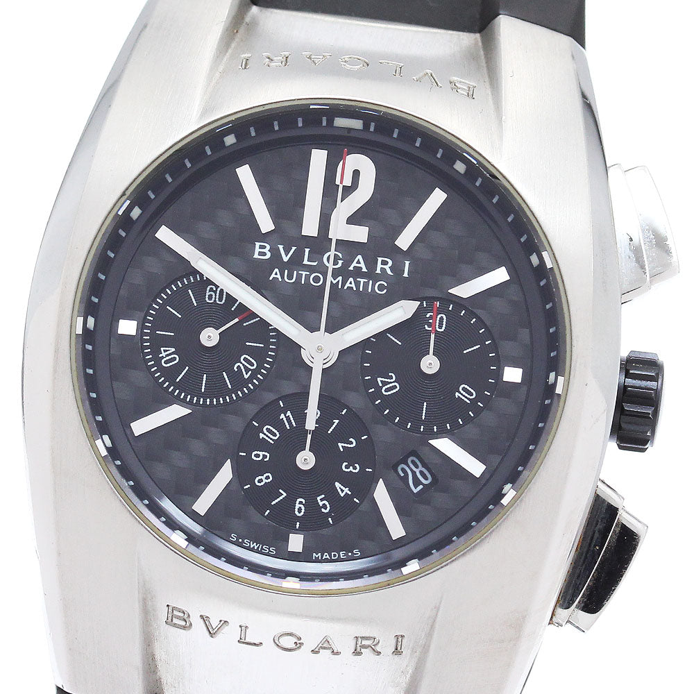 BVLGARI Elgon EG35SCH Chronograph black Dial Automatic Boy's Watch_866644