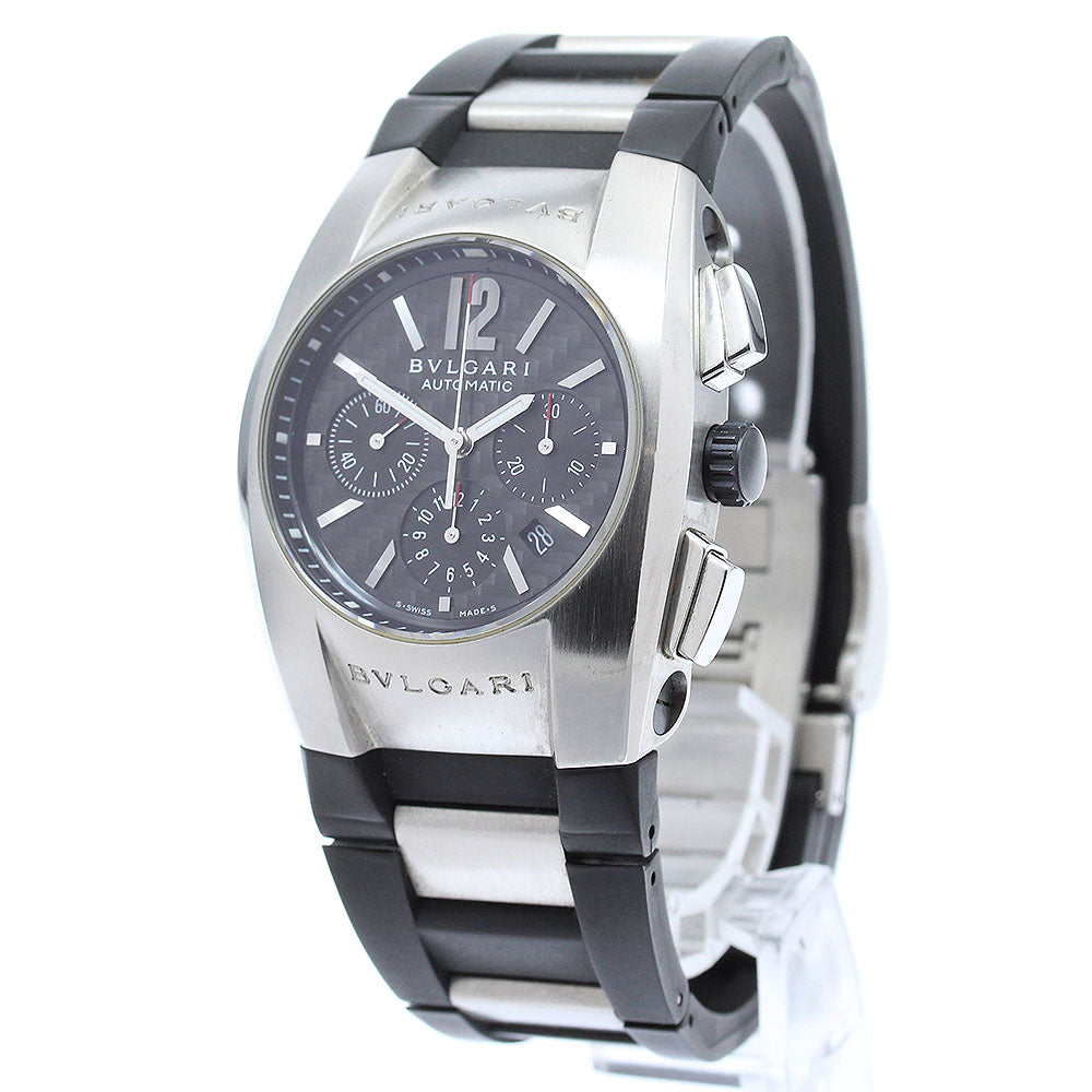 BVLGARI Elgon EG35SCH Chronograph black Dial Automatic Boy's Watch_866644