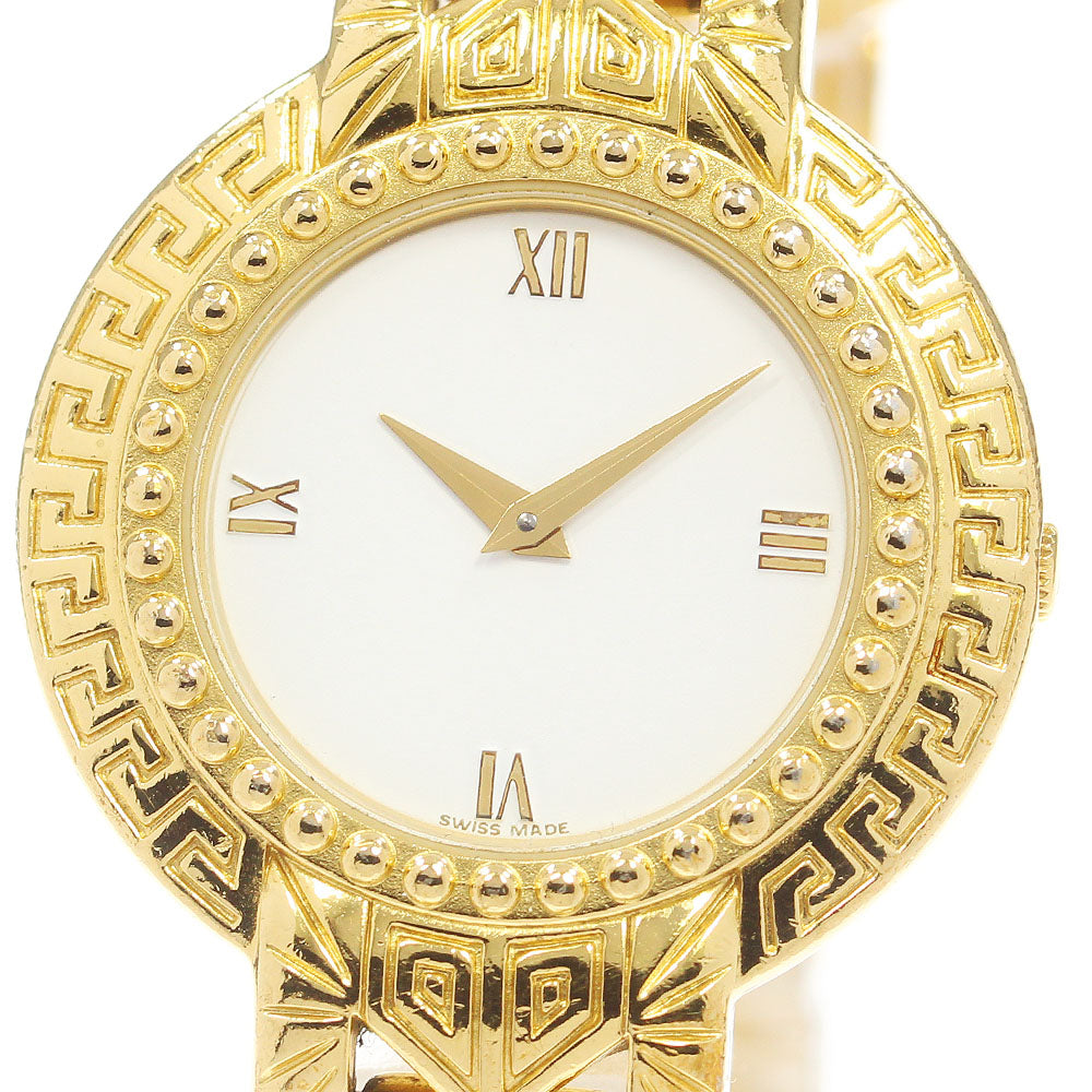 VERSACE Medusa 7008002 Coin watch white Dial Quartz Ladies Watch_866650