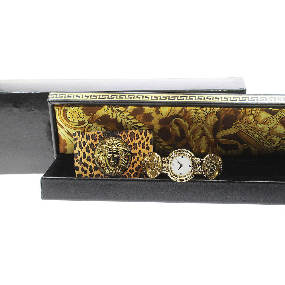 VERSACE Medusa 7008002 Coin watch white Dial Quartz Ladies Watch_866650