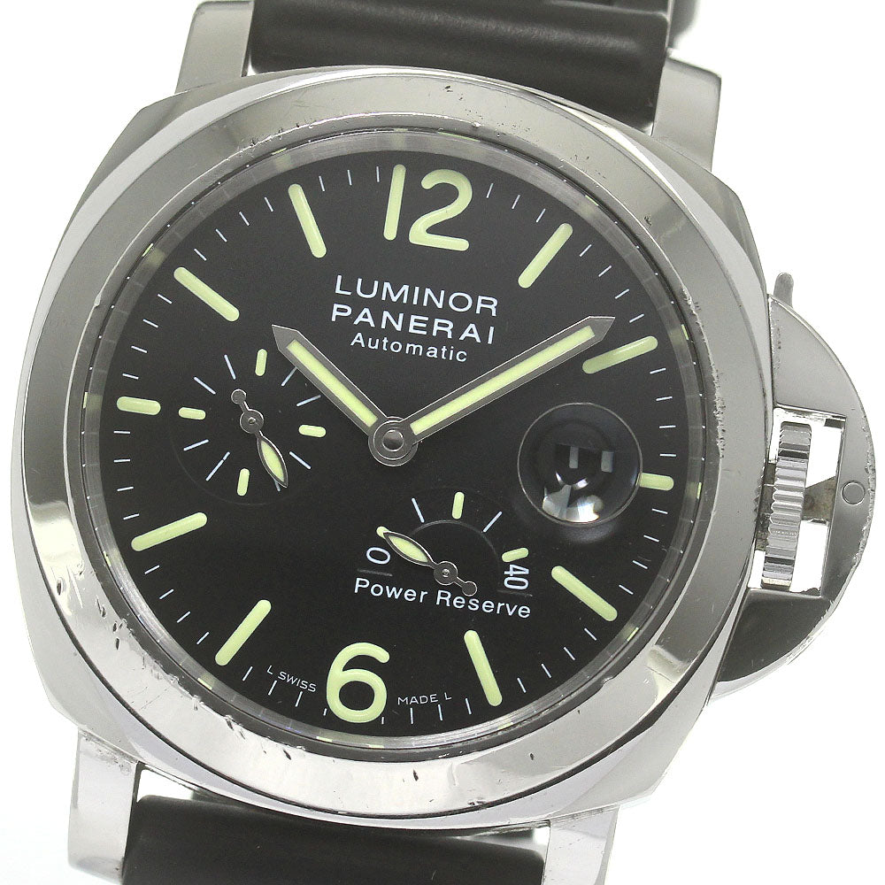 PANERAI Luminor PAM00090 Power reserve black Dial Automatic Men's Watch_866655