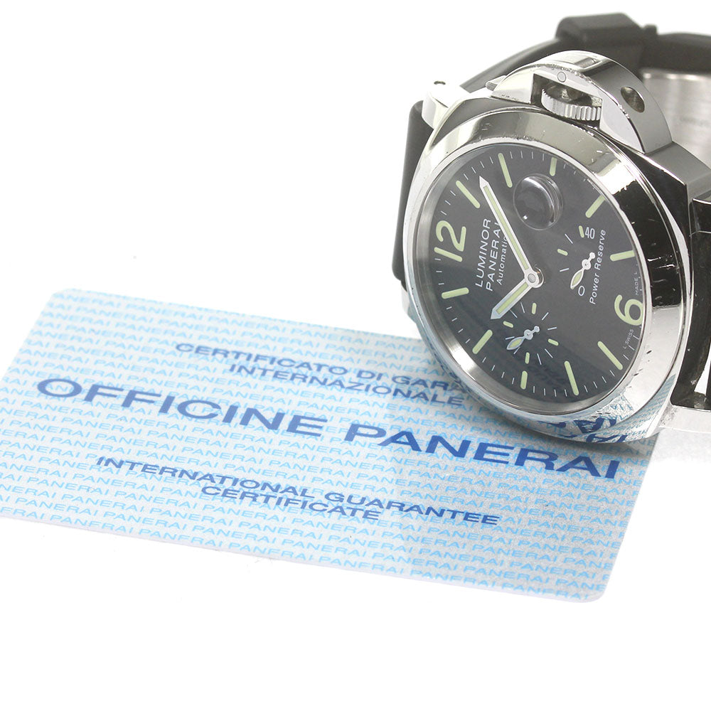 PANERAI Luminor PAM00090 Power reserve black Dial Automatic Men's Watch_866655