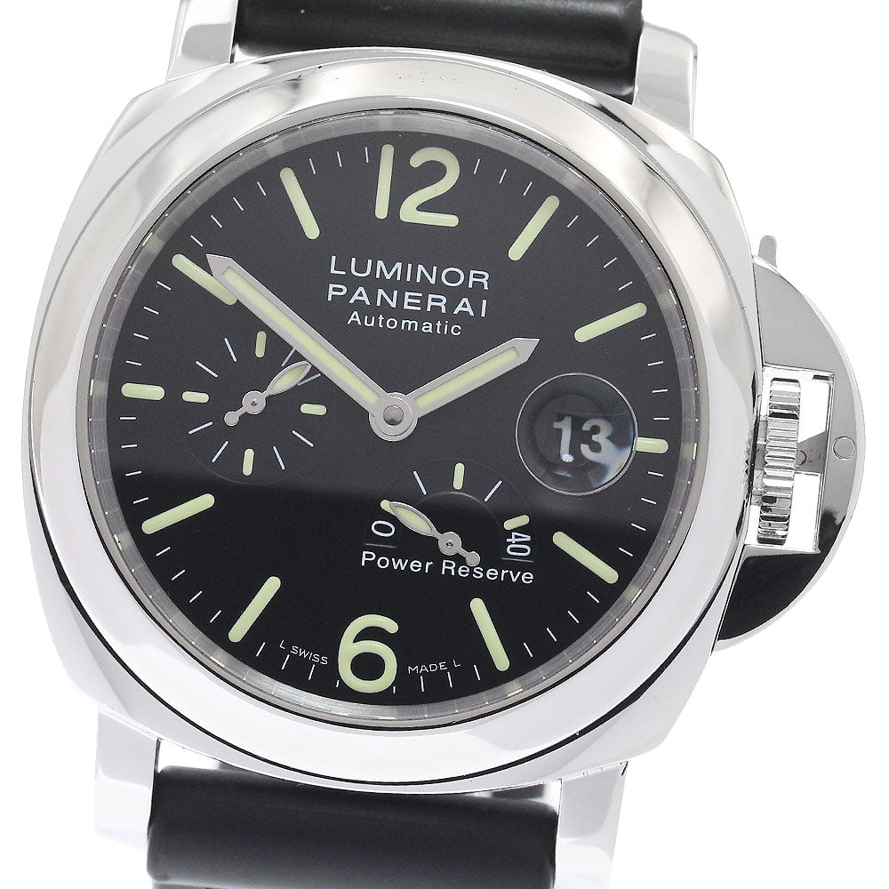 PANERAI Luminor PAM00090 Power reserve black Dial Automatic Men's Watch_866655