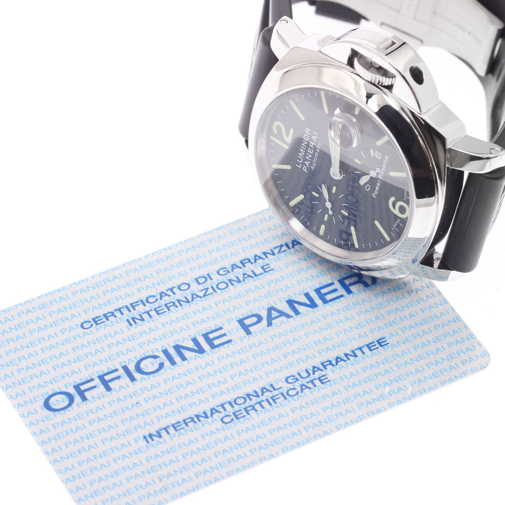 PANERAI Luminor PAM00090 Power reserve black Dial Automatic Men's Watch_866655
