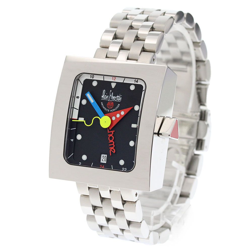 Alain Silberstein Babe GMT 500 limited Black Dial Automatic Men's Watch_866663