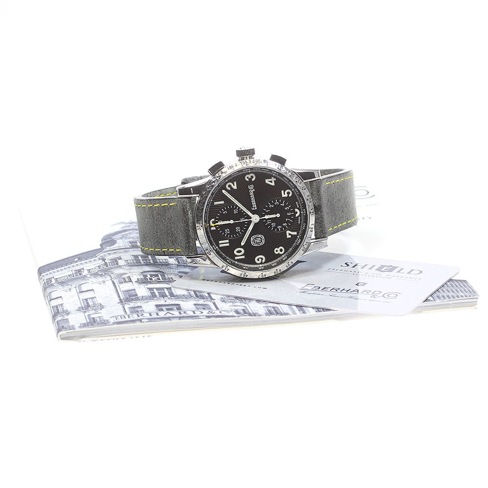 EBERHARD 31076 Chronograph black Dial Automatic Men's Watch_866708