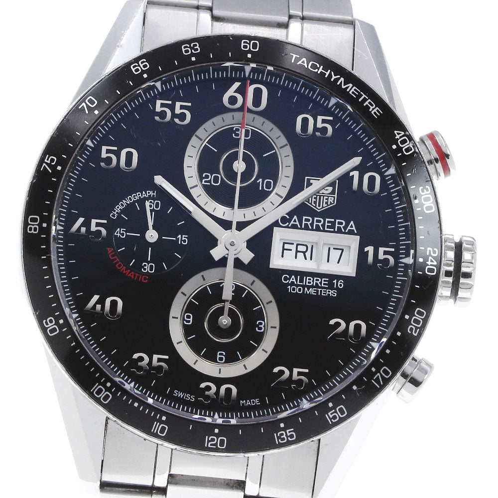 TAG HEUER Carrera Caliber 16 CV2A10.BA0796 Chronograph day date black Dial Automatic Men's Watch_866734