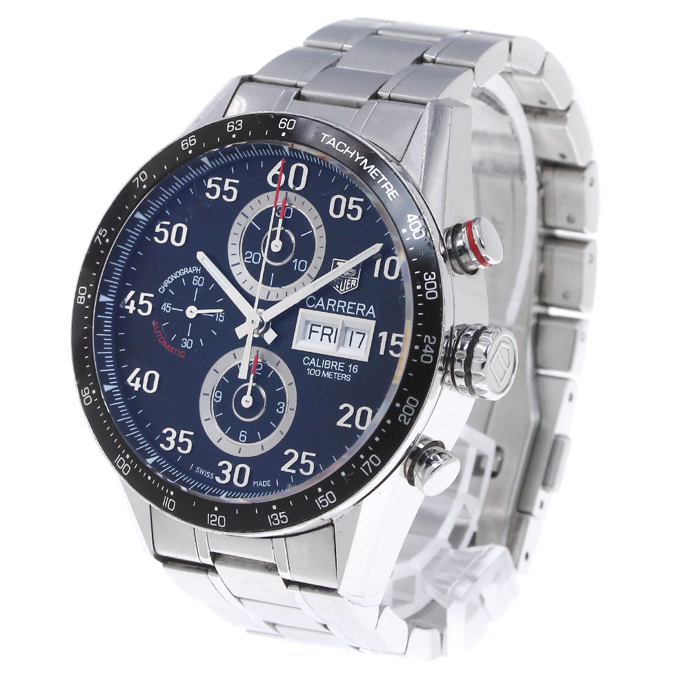 TAG HEUER Carrera Caliber 16 CV2A10.BA0796 Chronograph day date black Dial Automatic Men's Watch_866734