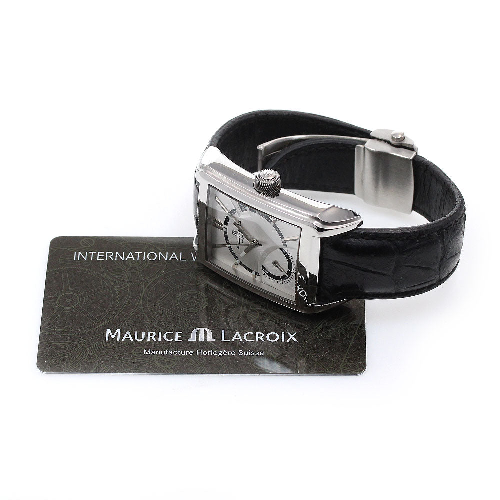 MAURICE LACROIX Pontos Rectangular PT6207-SS01-130 Power reserve date Silver Dial Automatic Men's Watch_866736
