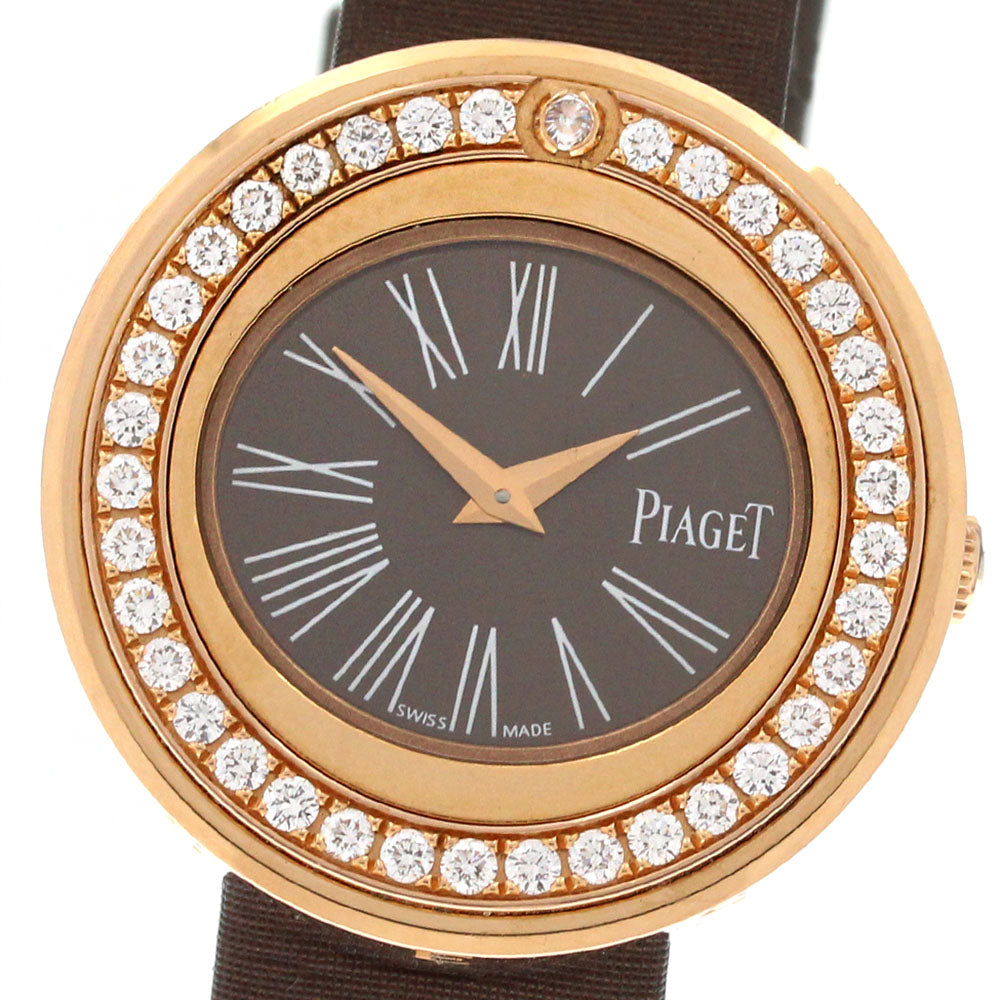 PIAGET possession P10866 K18PG diamond bezel Quartz Ladies Watch_866737