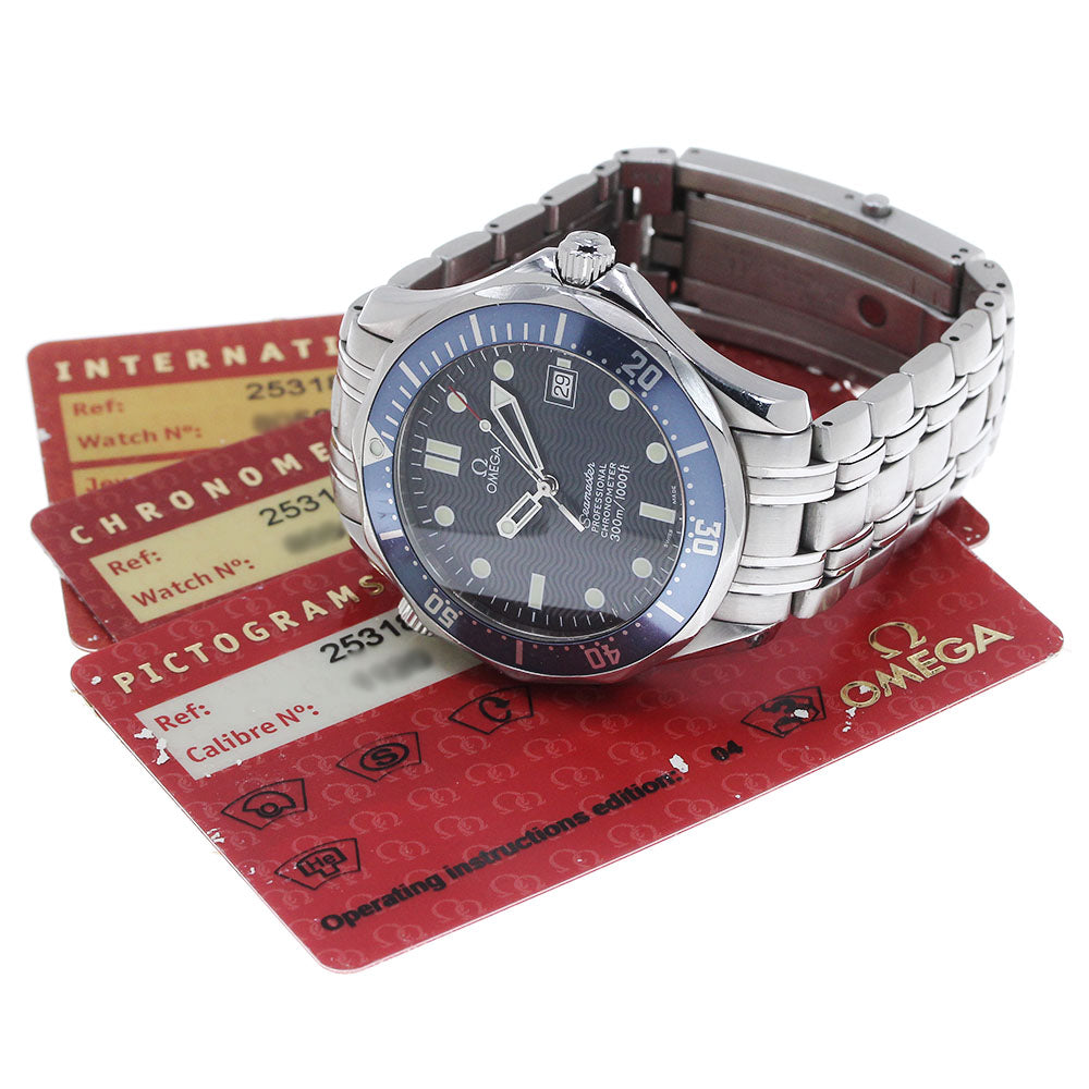OMEGA Seamaster300 2531.80 Date Navy Dial Automatic Men's Watch_866749