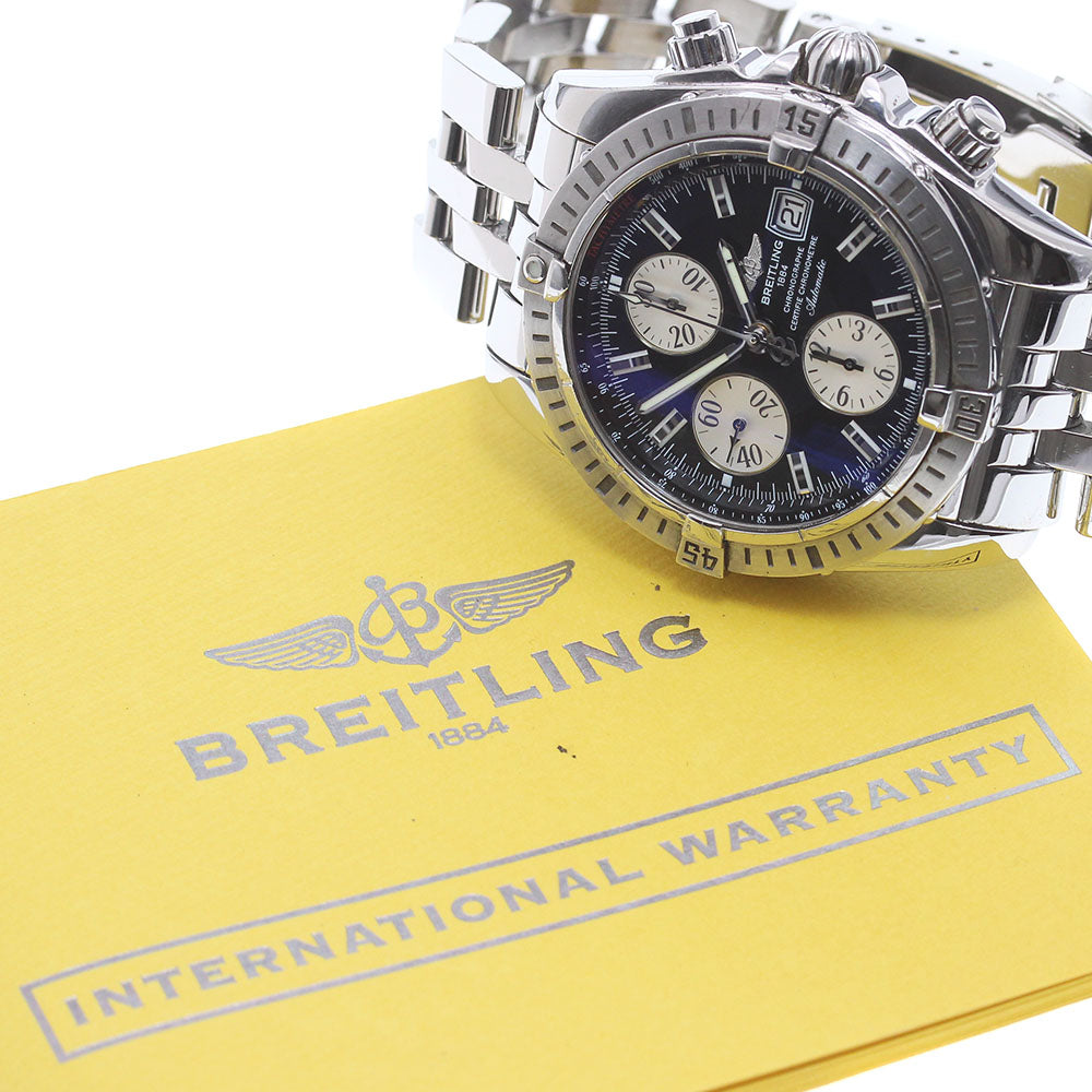 BREITLING Chronomat Evolution A13356 black Dial Automatic Men's Watch_866750