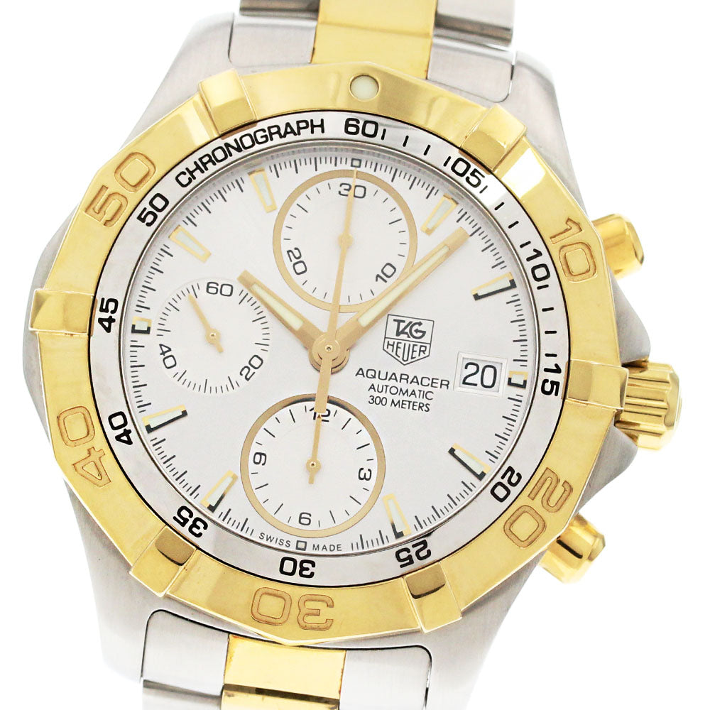 TAG HEUER Aqua racer CAF2120 Chronograph Silver Dial Automatic Men's_866764