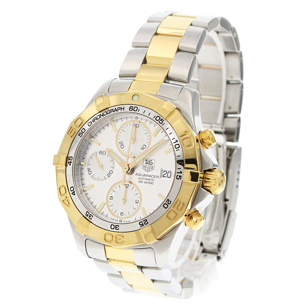 TAG HEUER Aqua racer CAF2120 Chronograph Silver Dial Automatic Men's_866764