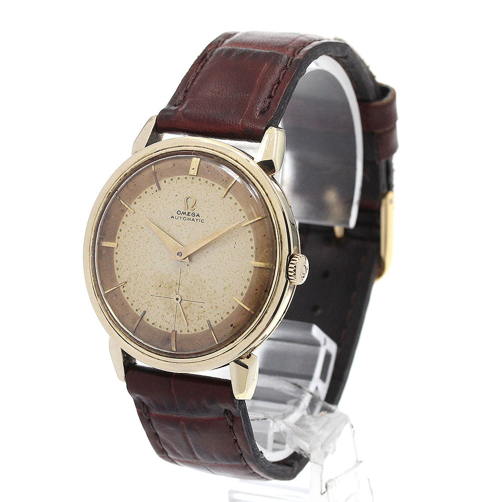 OMEGA 2709 K14YG Half Rotor cal.344 Silver Dial Automatic Men's Watch_866773
