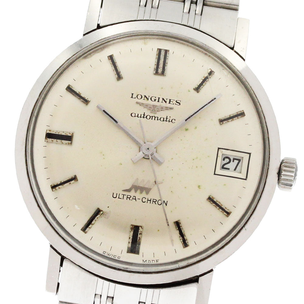 LONGINES Ultracron Date Cal.6651 Silver Dial Automatic Men's Watch_866774
