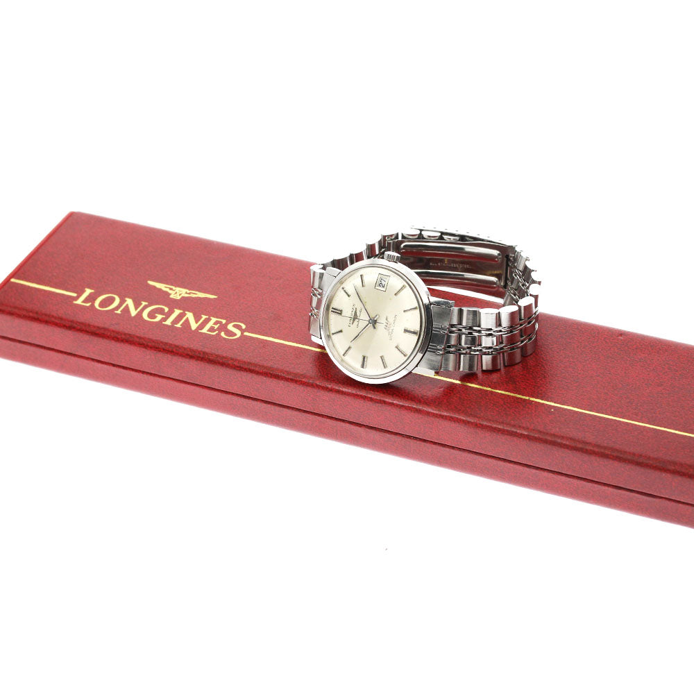 LONGINES Ultracron Date Cal.6651 Silver Dial Automatic Men's Watch_866774