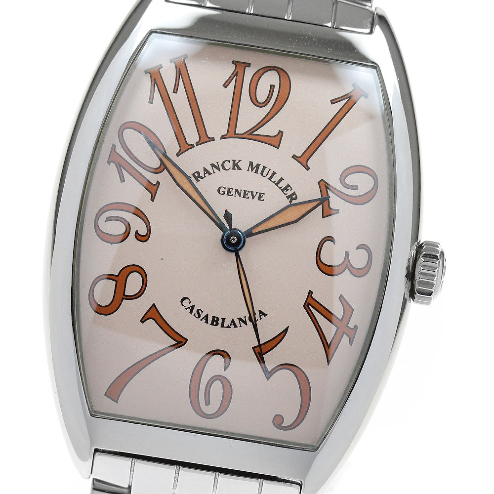 FRANCK MULLER Casablanca 6850CASA salmon pink Dial Automatic Men's Watch_866796