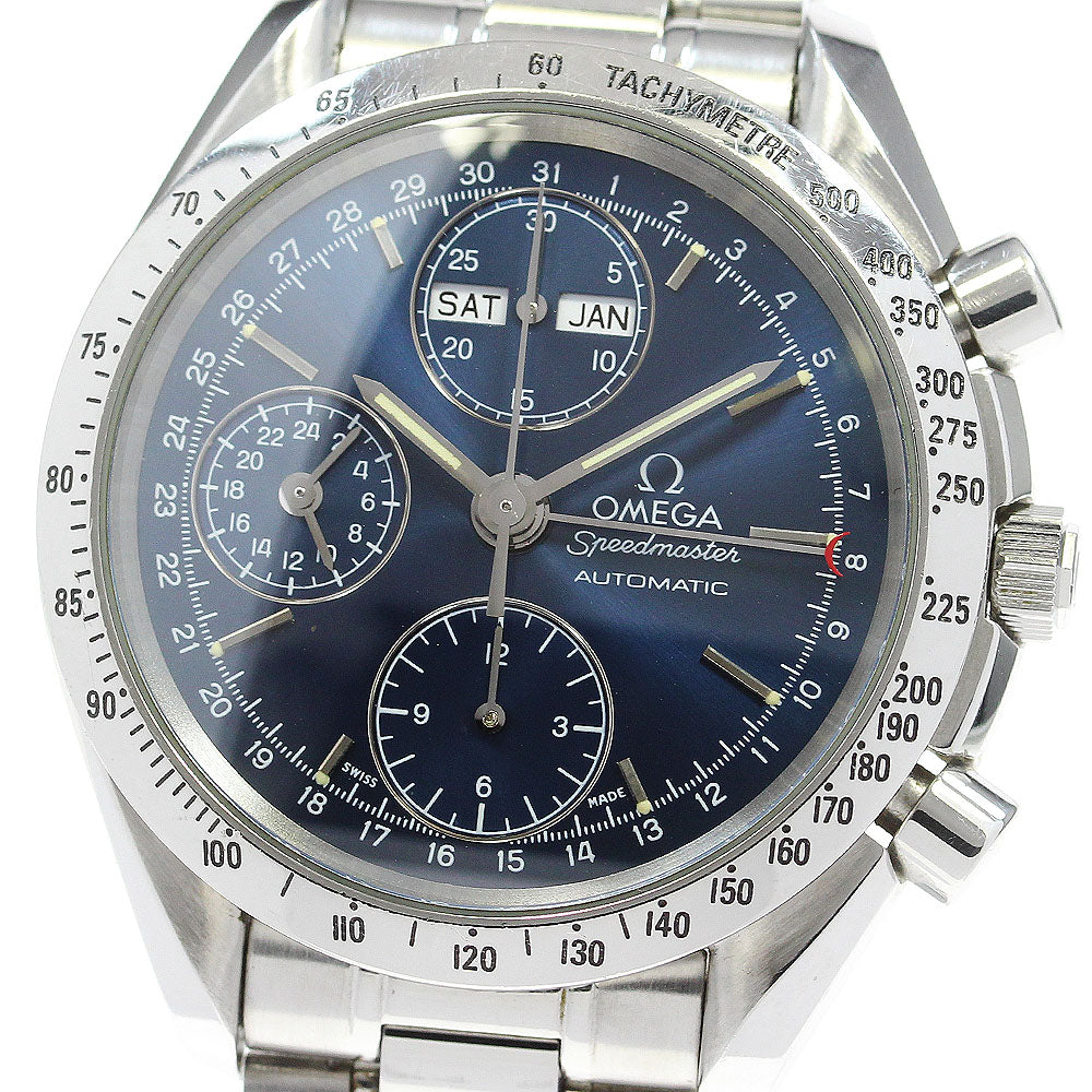 OMEGA Speedmaster 3521.80 Triple calendar Navy Dial Automatic Men's Watch_866812